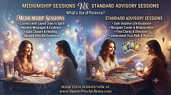 The two main types of standard psychic/client sessions or 